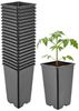 Garronda Blumentopf Kunststoff hoch eckig mit Drainagelöchern für Garten GD-0201 (20 St, 20er Set) Bild 2