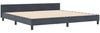 vidaXL Boxspringbett mit Kopfteil Dunkelgrau 200 x 200 cm Samt 3344964 Bild 4