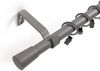 Deco-Raum® Gardinenstange Liya 19mm | Länge: 180cm | Material: Metall | Farbe: Grau Bild 5