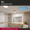 Paulmann 71083 Selection Bathroom LED Deckenleuchte Oka IP44 White Switch Holzoptik Bild 2