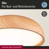 Paulmann 71083 Selection Bathroom LED Deckenleuchte Oka IP44 White Switch Holzoptik Bild 3