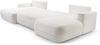 AX LIVING Sofa U Form mit Schlaffunktion Peoni 364 cm stilvolles Weiß Bild 4