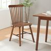 Esszimmerstuhl Karmoy 2er Set Holz Walnussoptik [en. casa] Bild 2