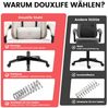 GTPLAYER Gaming Stuhl, Bürostuhl, Ergonomischer Pc Stuhl, Gaming Sessel mit Massagelendenwirbelstütze, Task Stühle mit Fußstütze und Kopfstütze, Rosa Stoff Bild 4