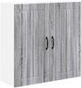 vidaXL Wandschrank LUCCA Graues Sonoma 80 x 31 x 80 cm Holzwerkstoff 885061 Bild 2