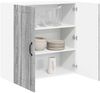 vidaXL Wandschrank LUCCA Graues Sonoma 80 x 31 x 80 cm Holzwerkstoff 885061 Bild 3