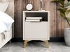 Nachttisch Xylix 1SZ mit Schublade (Farbe: Sandbeige) Bild 2