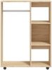 vidaXL Kleiderschrank Sonoma-Eiche 80x40x110 cm Holzwerkstoff 808516 Bild 5