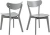 Esszimmerstuhl >Roxby< (2er-Set) in Grau, Holz - 45x79,5x55cm (BxHxT) Bild 3