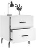 vidaXL Nachttische 2 Stk. Weiß 40x35x47,5 cm Holzwerkstoff 827341 Bild 4