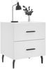 vidaXL Nachttische 2 Stk. Weiß 40x35x47,5 cm Holzwerkstoff 827341 Bild 3