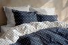 Zo! Home Cotton Bettwäsche 155x220 Punta di Cotone Maritim Blue Punkte blau Bild 2