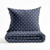 Zo! Home Cotton Bettwäsche 155x220 Punta di Cotone Maritim Blue Punkte blau Bild 4