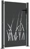 vidaXL Gartentor Anthrazit 100x125 cm Stahl Gras-Design 153168 Bild 2