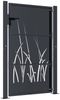 vidaXL Gartentor Anthrazit 100x125 cm Stahl Gras-Design 153168 Bild 4