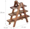 Relaxdays 3-stöckige Etagere Holz Bild 5