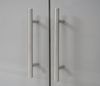 Waschbecken + Unterschrank HWC-D16, Waschbecken Waschtisch, hochglanz 90cm ~ grau Bild 5