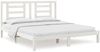 Massivholzbett Weiß 180x200 cm 6FT Super King Size [3104364] Bild 2
