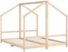 vidaXL Kinderbett 2x(80x200) cm Massivholz Kiefer 3200586 Bild 3