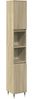 vidaXL Badschrank Sonoma-Eiche 30x30x190 cm Holzwerkstoff 849667 Bild 2