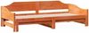 vidaXL Tagesbett Ausziehbar Wachsbraun 90x200 cm Massivholz Kiefer 850907 Bild 5