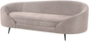 3-Sitzer Sofa Stoff braun schwarz SAVAR Bild 4