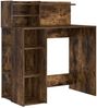 vidaXL Schreibtisch Geräucherte Eiche 90 x 48 x 101,5 cm Holzwerkstoff 869526 Bild 2