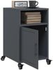 vidaXL Nachttische 2 Stk. Anthrazit 36x39x59 cm Stahl 846721 Bild 4
