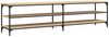 vidaXL TV-Schrank Sonoma-Eiche 200x30x50 cm Holzwerkstoff und Metall 826760 Bild 2