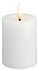 Moods & More LED-Blockkerze in Weiß mit Schmelzeffekt – Ø 4 9 cm x H 7 5 cm Bild 1