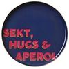 Giftcompany - Tablett Deko Schale "Love Trays" Sekt Aperol D13cm Blau 1142503009 Bild 5