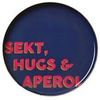 Giftcompany - Tablett Deko Schale "Love Trays" Sekt Aperol D13cm Blau 1142503009 Bild 4