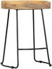 vidaXL Gavin Barhocker 2 Stk. Massivholz Mango 247836 Bild 2