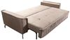 Schlafsofa Sofa 3-Sitzer FLORENCE Stoff Element Hellbeige Bild 2