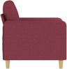 vidaXL Sessel Weinrot 60 cm Stoff 359468 Bild 4