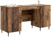 vidaXL Schreibtisch mit Regal Altholz 142,5 x 50 x 75 cm Holzwerkstoff 3414610 Bild 3