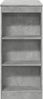 Bartisch, Stehtisch, Bistrotisch mit Regal Betongrau 95x47x103,5 cm Holzwerkstoff Bild 5