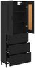 vidaXL Highboard 2 pcs Schwarz Eichen-Optik Holzwerkstoff 3416083 Bild 5