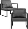 2er-Set Gartenstuhl Lerum 70x60x60 cm Schwarz casa. pro Bild 2