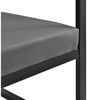2er-Set Gartenstuhl Lerum 70x60x60 cm Schwarz casa. pro Bild 4