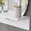 Badezimmerspiegel Elyra Weiß 50 x 54.5 cm mit Ablage Vicco Bild 4