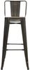 2er Set Barhocker Mason, schwarz-gold Bild 2