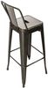 2er Set Barhocker Mason, schwarz-gold Bild 4