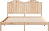 vidaXL Massivholzbett Extra Lang ohne Matratze 140x210 cm 3309215 Bild 4