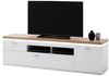 TV-Element Celine / Cali, Holzwerkstoff, Weiß, Holzfarben, 195 x 57 x 44 cm Bild 3