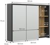 Badspiegelschrank Viola Artisan-Eiche 100 x 75 cm Vicco Bild 3