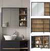 Badspiegelschrank Viola Artisan-Eiche 100 x 75 cm Vicco Bild 2