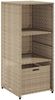 vidaXL Gartenschrank Grau 50 x 55 x 115 cm Poly Rattan Beige Bild 2