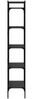 vidaXL Bücherregal 5 Fächer Schwarz 56x31,5x174 cm Holzwerkstoff 833343 Bild 5