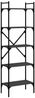 vidaXL Bücherregal 5 Fächer Schwarz 56x31,5x174 cm Holzwerkstoff 833343 Bild 2